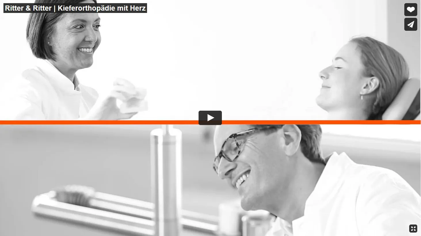 Vorschaubild des Videos zeigt Frau Ritter und Herrn Ritter bei der Behandlung